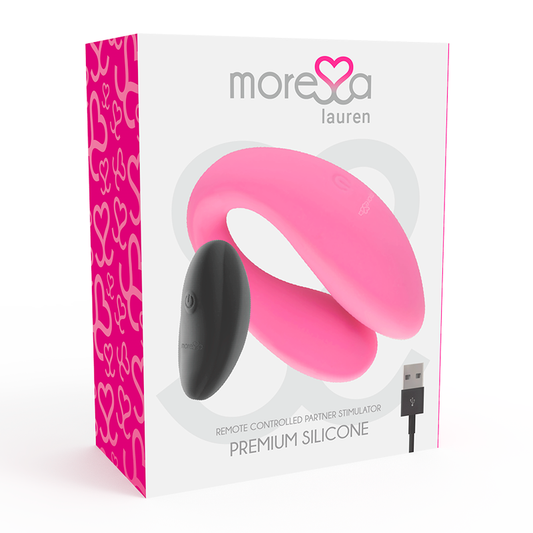 MORESSA - STIMULATEUR TÉLÉCOMMANDE LAUREN POUR COUPLES - 7eme ciel