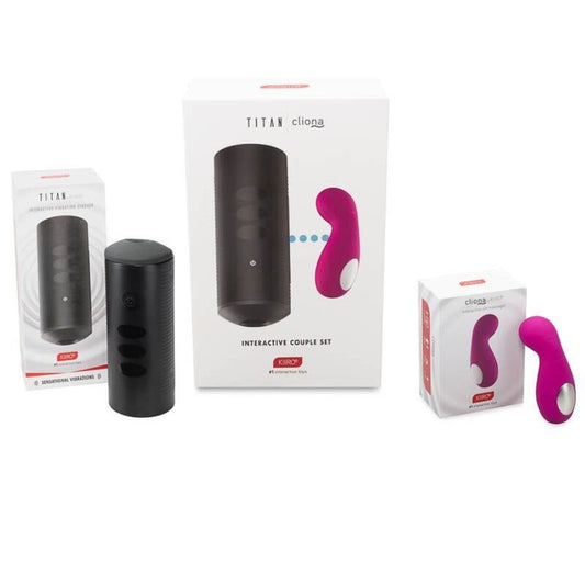 KIIROO - ENSEMBLE COUPLES TITAN ET CLIONA LILAS - 7eme ciel