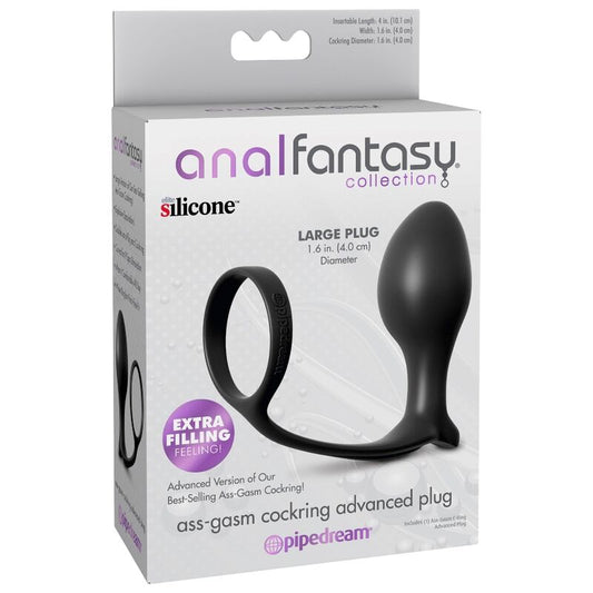 ANAL FANTASY - COLLECTION ASS-GASM ADVANCED ANNEAU AVEC PLUG ANAL - 7eme ciel