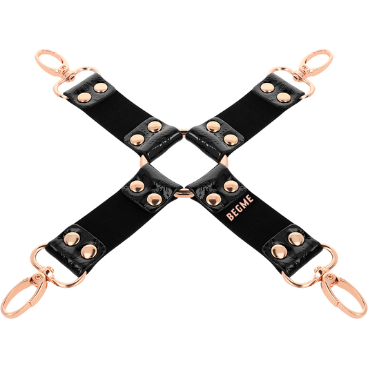 BEGME - BLACK EDITION CRAVATE EN CUIR VEGAN - 7eme ciel