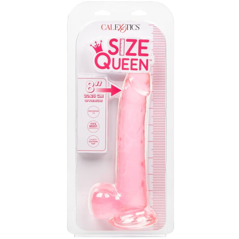 CALEXOTICS - GODE REINE TAILLE ROSE 20.3 CM - 7eme ciel