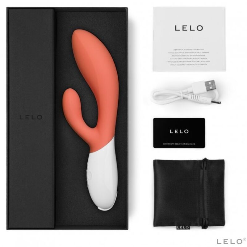 LELO - VIBRATEUR LAPIN CORAIL LUXE INA 3 - 7eme ciel