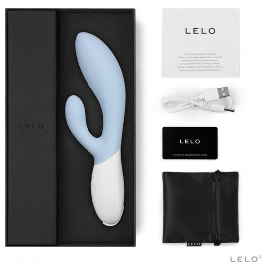 LELO - VIBRATEUR INA 3 LUXE CELESTE - 7eme ciel
