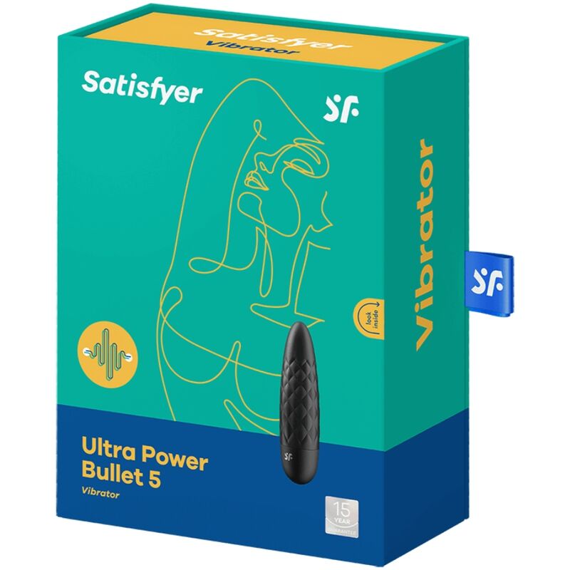 SATISFYER - ULTRA POWER BULLET 5 NOIR - 7eme ciel
