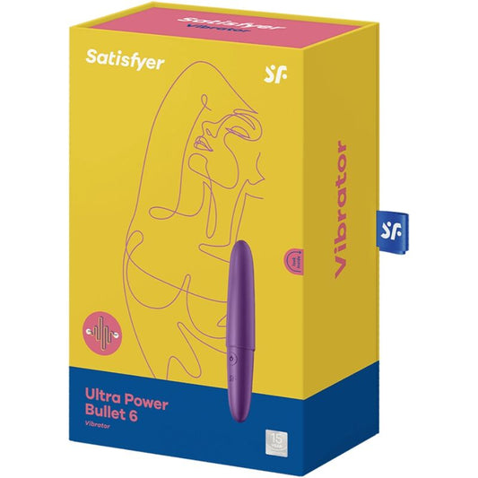 SATISFYER - ULTRA POWER BULLET 6 VIOLET - 7eme ciel