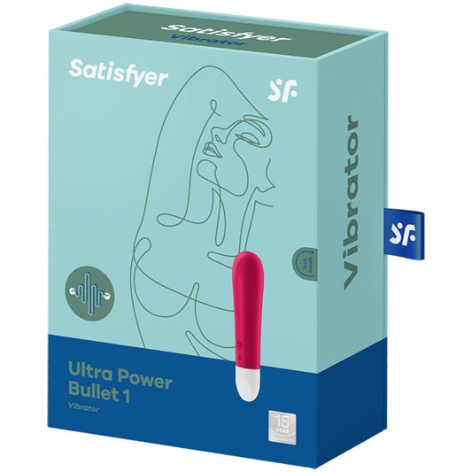 SATISFYER - ULTRA POWER BULLET 1 ROUGE - 7eme ciel