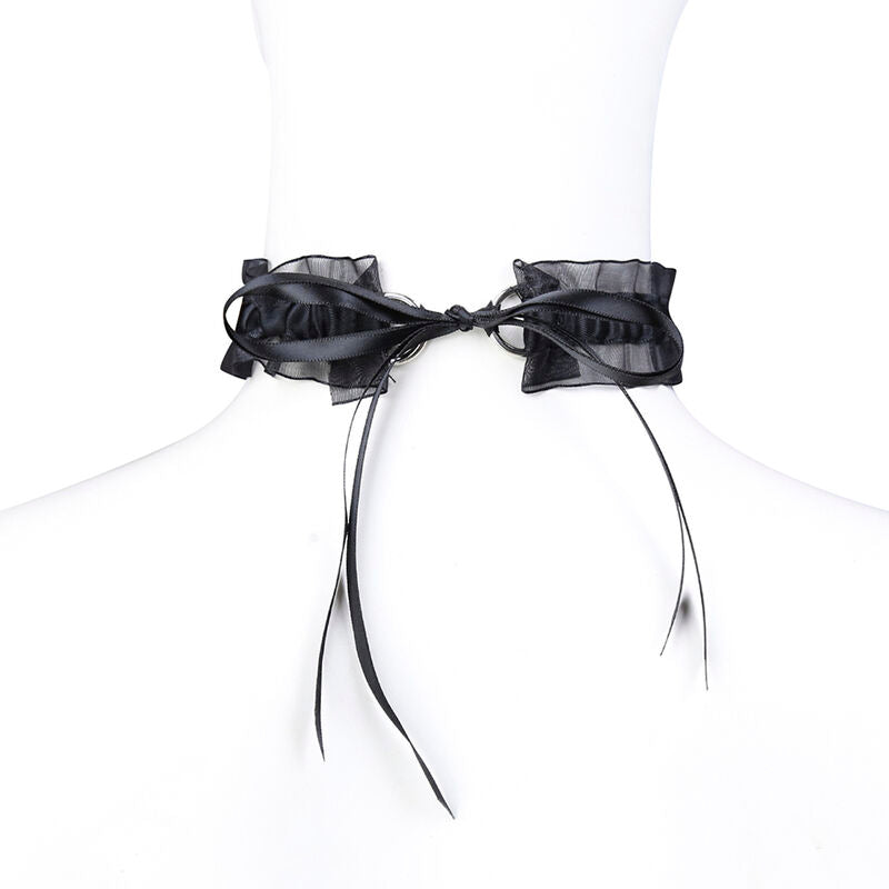 OHMAMA FETISH - COLLIER FÉTICHE DENTELLE - 7eme ciel