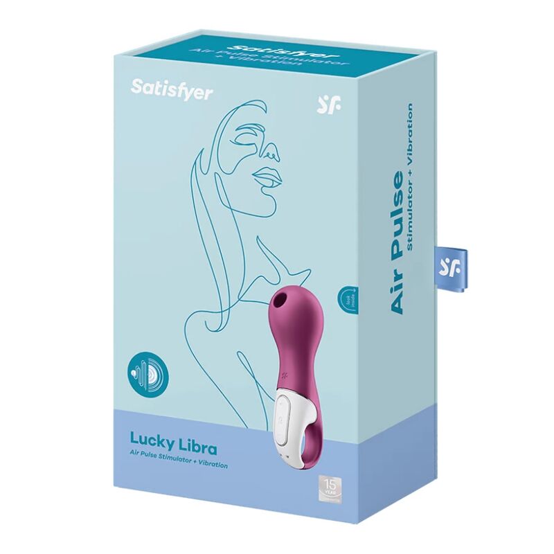 SATISFYER - STIMULATEUR ET VIBRATEUR LUCKY LIBRA - 7eme ciel