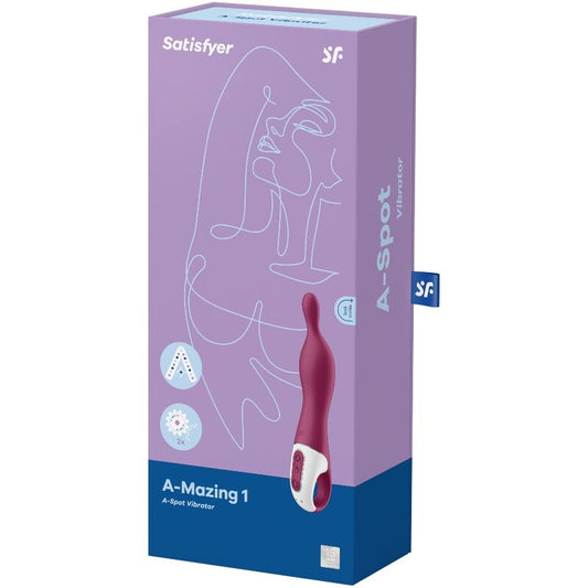 SATISFYER - VIBRATEUR AMAZING 1 ASPOT BAIE - 7eme ciel