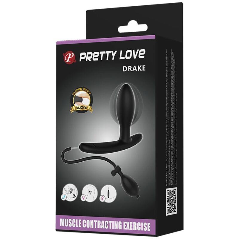 PRETTY LOVE - PLUG ANAL GONFLABLE DRAKE - 7eme ciel