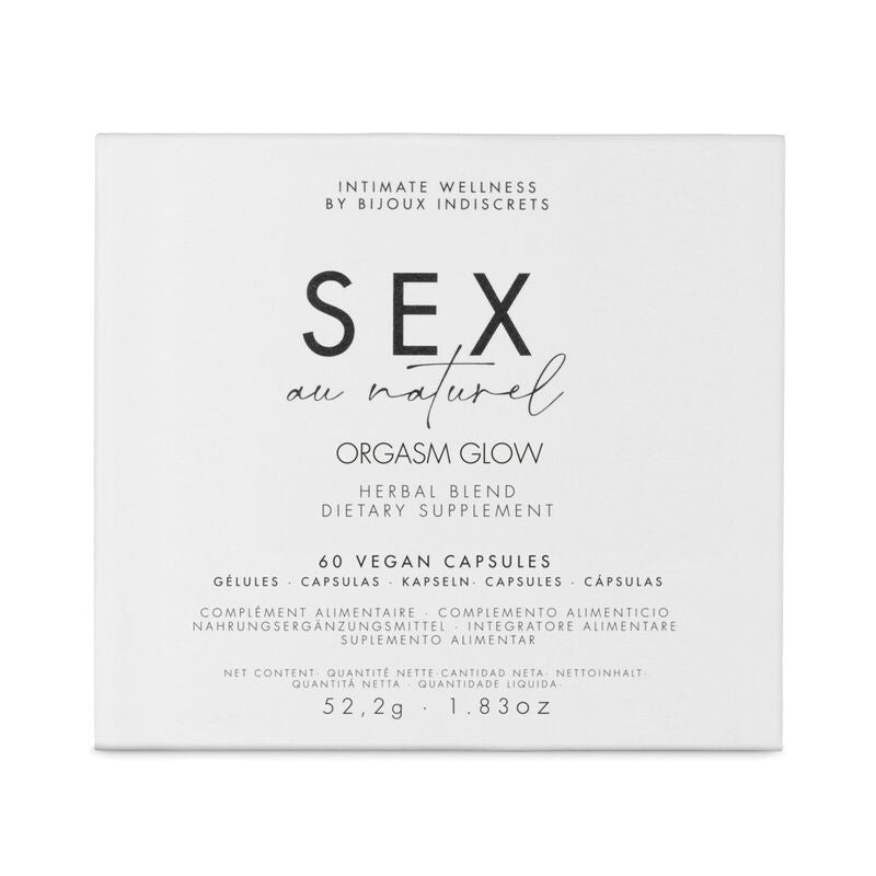 BIJOUX - COMPLÉMENT ALIMENTAIRE ORGASM GLOW 60 CAPSULES - 7eme ciel