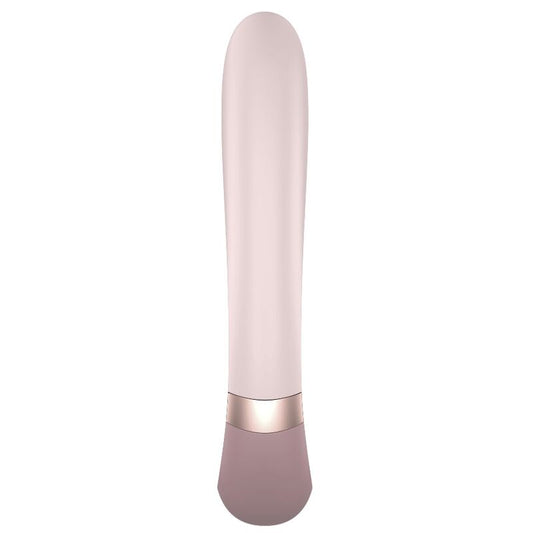 SATISFYER - APPLICATION HEAT WAVE VIBRATOR ROSE - 7eme ciel
