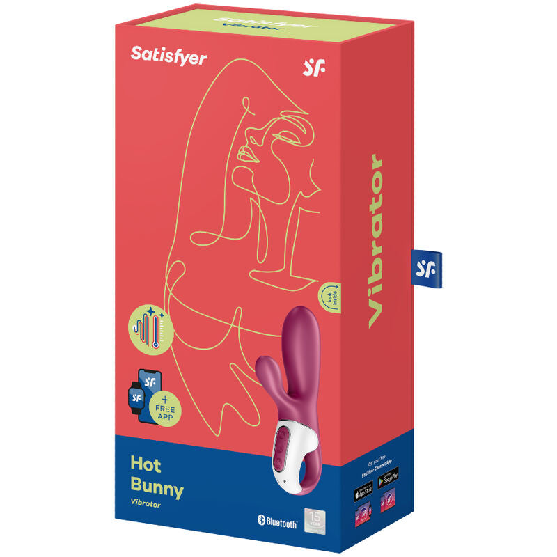 SATISFYER - VIBRATEUR POINT G HOT BUNNY - 7eme ciel