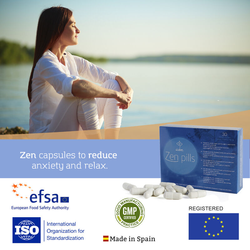500 COSMETICS - GÉLULES ZEN PILLS POUR RÉDUIRE L'ANXIÉTÉ - 7eme ciel