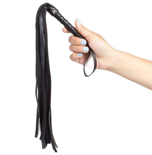 SECRETPLAY - FOUET DE BONDAGE NOIR COLLECTION BDSM