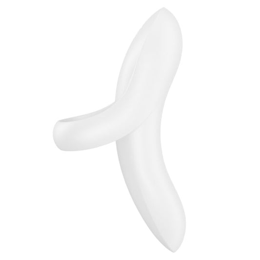 SATISFYER - VIBRATEUR DOIGTS BOLD LOVER BLANC - 7eme ciel