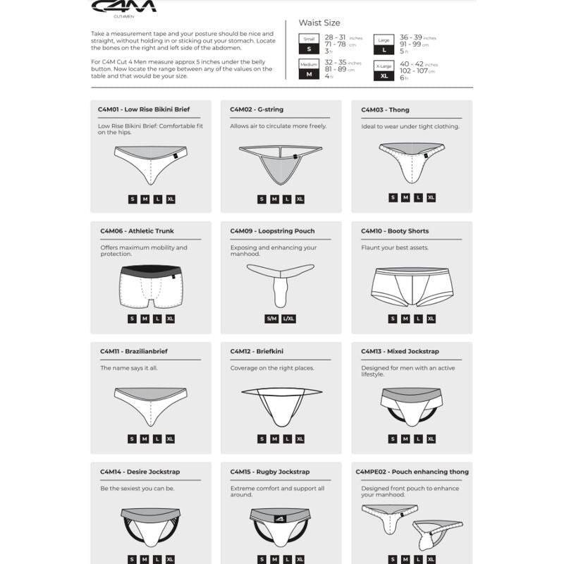 CUT4MEN - JOCKSTRAP MIAMI XL - 7eme ciel