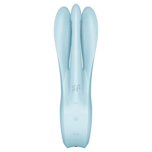 SATISFYER - VIBRATEUR THREESOME 1 BLEU - 7eme ciel