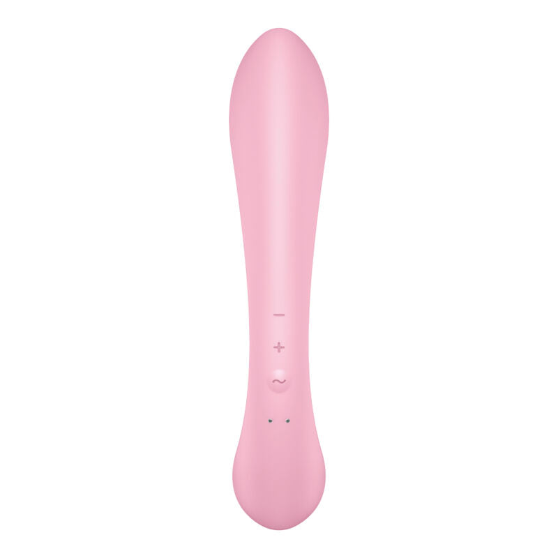 SATISFYER - VIBRATION HYBRIDE TRIPLE OH ROSE - 7eme ciel