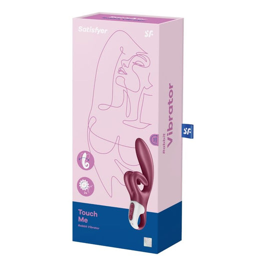 SATISFYER - VIBRATION DE LAPIN TOUCH ME ROUGE - 7eme ciel