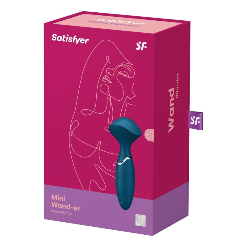 SATISFYER - MINI WONDER BLEU - 7eme ciel