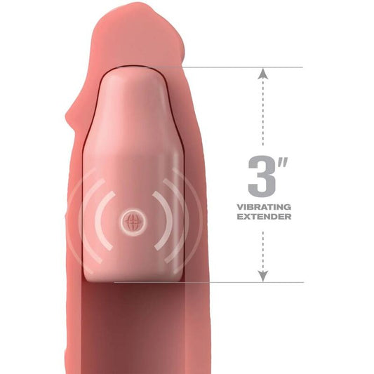 FANTASY X- TENSIONS - PIPEDREAMS MANCHE 22,86 CM + PLUG 7,62 CM REMOTE SKIN - 7eme ciel