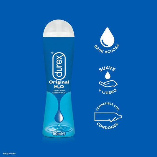 DUREX - LUBRIFIANT H2O NATUREL DUREX PLAY 50 ML - 7eme ciel