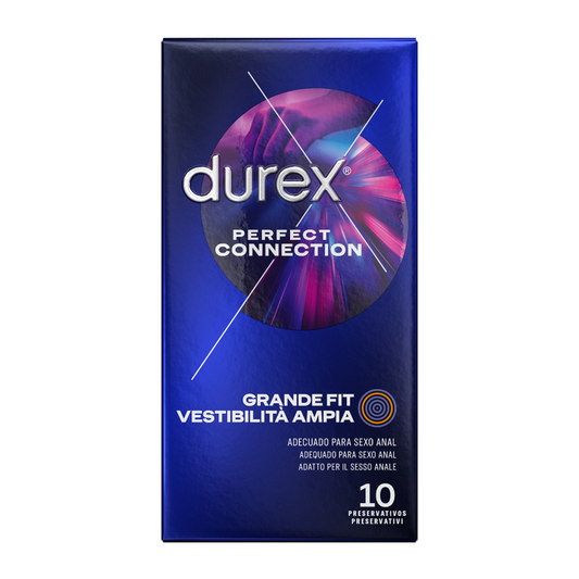 DUREX - CONNEXION PARFAITE SILICONE LUBRIFICATION EXTRA 10 UNITÉS - 7eme ciel