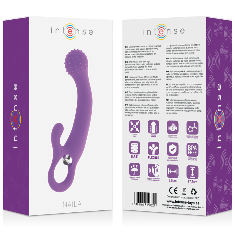 INTENSE - SILICONE VIBRANT NAILA LILAS - 7eme ciel