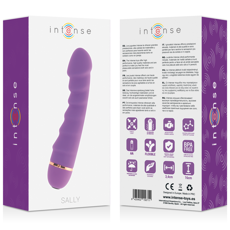 INTENSE - SALLY 20 VITESSES SILICONE LILAS - 7eme ciel