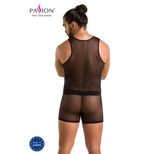 PASSION - 054 ENSEMBLE OSCAR NOIR S/M - 7eme ciel