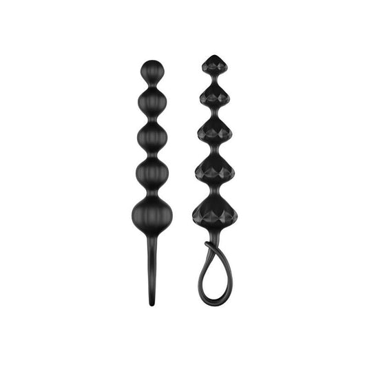 SATISFYER - LOVE BEADS NOIR - 7eme ciel