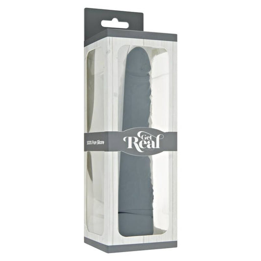 GET REAL - VIBRATEUR SLIM CLASSIQUE NOIR - 7eme ciel