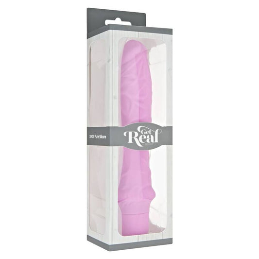 GET REAL - GRAND VIBRATEUR ROSE CLASSIQUE - 7eme ciel