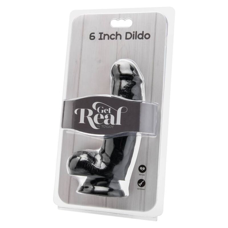 GET REAL - GODE 12 CM AVEC BOULES NOIRES - 7eme ciel