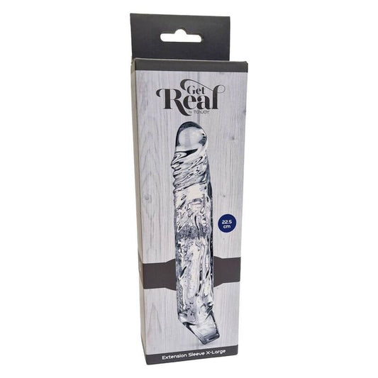 GET REAL - MANCHON DEXTENSION XLARGE TRANSPARENT - 7eme ciel
