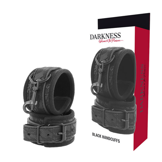 DARKNESS - MENOTTES BDSM LUXE NOIRES (NOT FOR SALE)