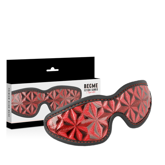 BEGME - MASQUE AVEUGLE PREMIUM ÉDITION ROUGE AVEC DOUBLURE EN NÉOPRÈNE - 7eme ciel