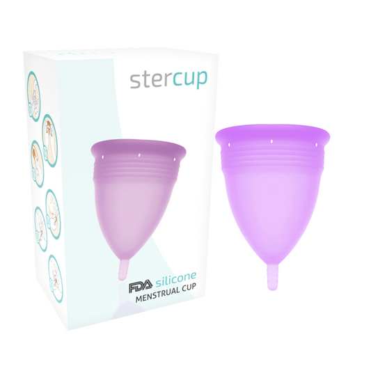 STERCUP - COUPE MENSTRUELLE EN SILICONE FDA LILAS - TAILLE S - 7eme ciel