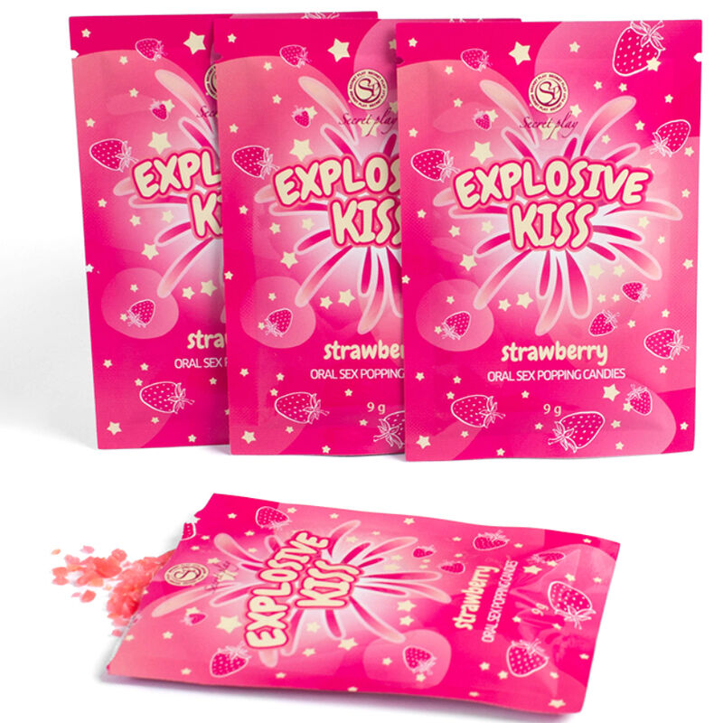 SECRETPLAY - BONBONS EXPLOSIFS À LA FRAISE - 7eme ciel