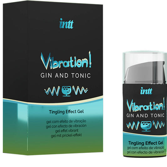 INTT - GEL VIBRATEUR LIQUIDE PUISSANT STIMULANT INTIME GIN & TONIC 15ML - 7eme ciel