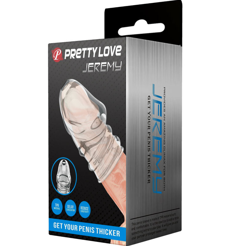 PRETTY LOVE - ÉPAISSISSANT DE PÉNIS TRANSPARENT JEREMY - 7eme ciel