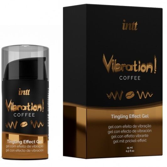 INTT MASSAGE & ORAL SEX - GEL DE MASSAGE SAVEUR CAFÉ EFFET CHAUD - 7eme ciel