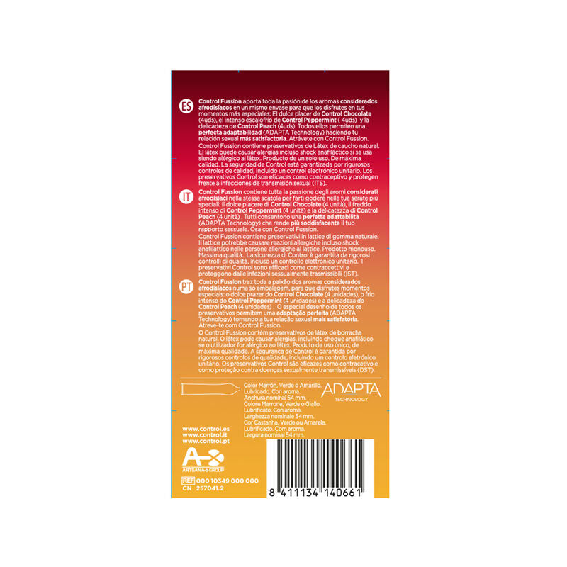 CONTROL - FUSSION CONDOMS 12 UNITS - 7eme ciel
