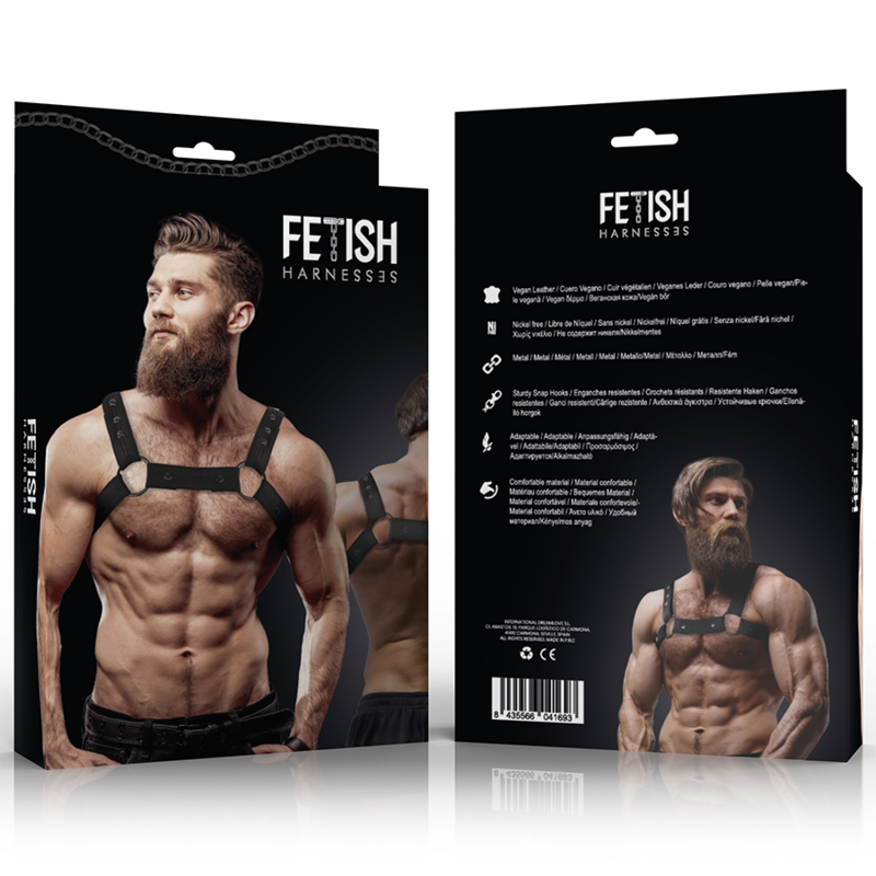 FETISH SUBMISSIVE ATTITUDE - HARNAIS DE SPORT RÉGLABLE EN NÉOPRÈNE POUR HOMMES - 7eme ciel