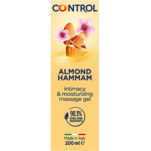 CONTROL - GEL DE MASSAGE HAMMAM AUX AMANDES 3 EN 1 200 ML - 7eme ciel