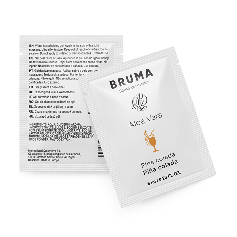 BRUMA - GEL GLISSANT À L''ALOE VERA SAVEUR PINA COLADA 6 ML - 7eme ciel