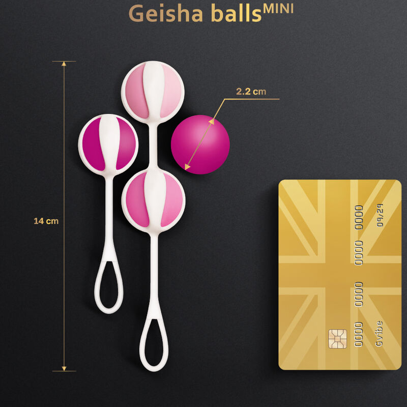 G-VIBE - SET 4 BOULES DE GEISHA MINI VIOLET - 7eme ciel