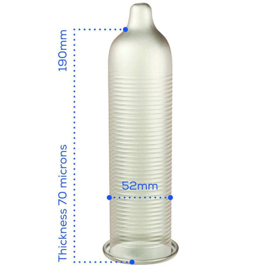 PASANTE - PRÉSERVATIFS EFFET CHAUFFANT SAC 144 UNITÉS - 7eme ciel