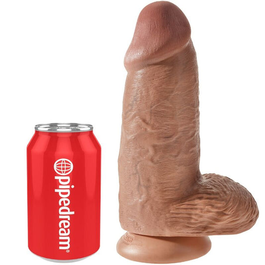 KING COCK - PÉNIS RÉALISTE CHUBBY 23 CM CARAMEL - 7eme ciel